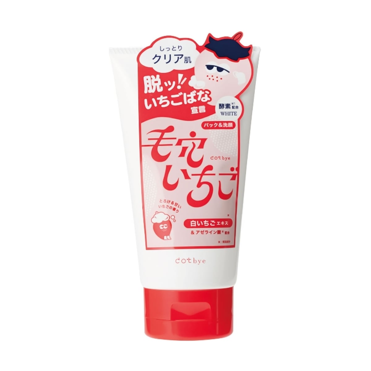 Засіб для вмивання Cosmetex Roland dotbye Pore Face Wash White, Strawberry, 120 г